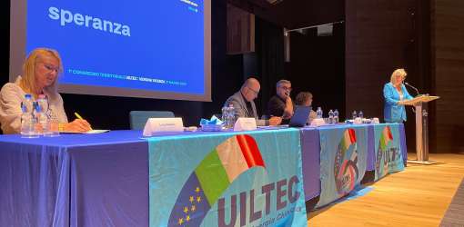 I segretari Uiltec al primo Congresso Verona Vicenza