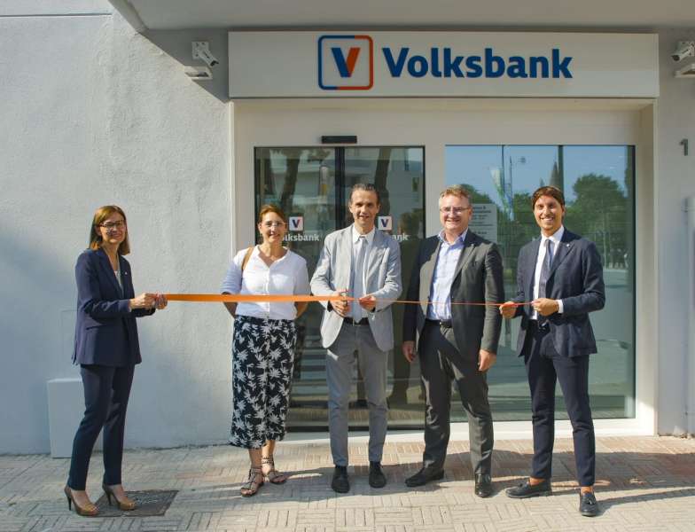 Aperta a Caorle la nuova filiale Volksbank
