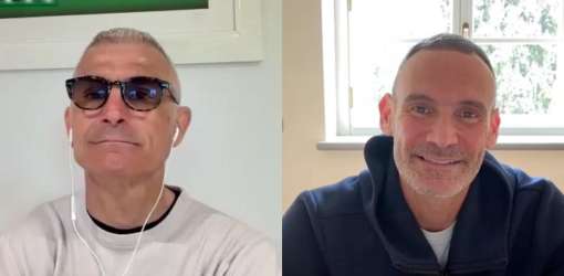 Fabrizio Ravanelli e Jack Sintini