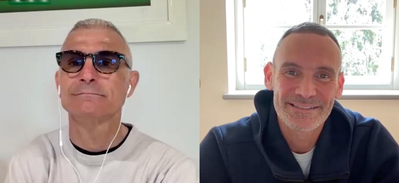 Fabrizio Ravanelli e Jack Sintini